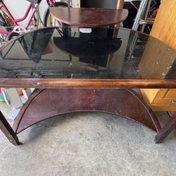 Glass Top Desk