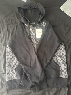 Coach Signature Zip-Up Hoodie