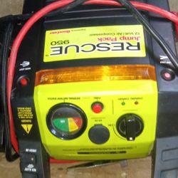 Rescue Jump Box 12 Volt Air Compressor