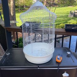 Upcycled bird cage