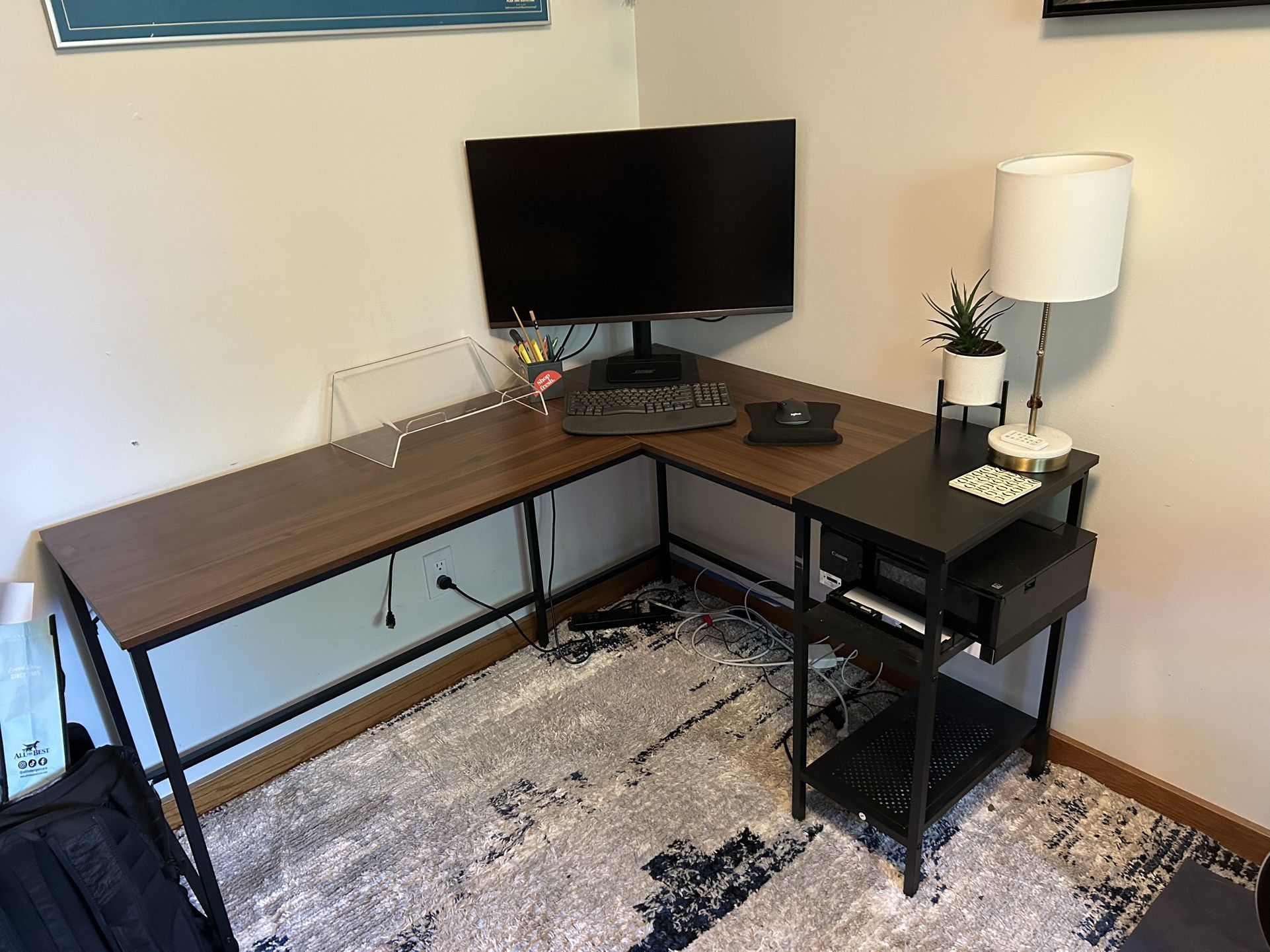 Corner Desk + Chair