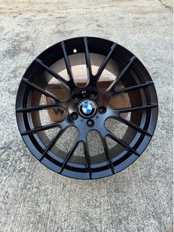 Brand New 19” Staggered Satin Black BMW Style Wheels 5x120 Price Firm!