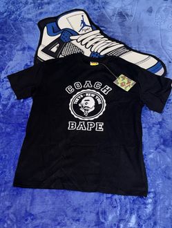 Bape shirt black coach