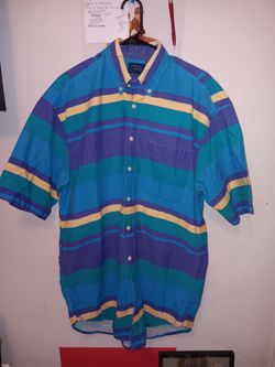 Mens Size Large Cambride Classics Mervyns Button Up Shirt