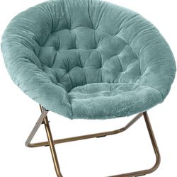 Cozy Chair/Faux Fur Saucer Chair for Bedroom/X-Large