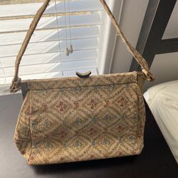 Roth Made Bags 1950's Tapestry Strap Vintage Purse