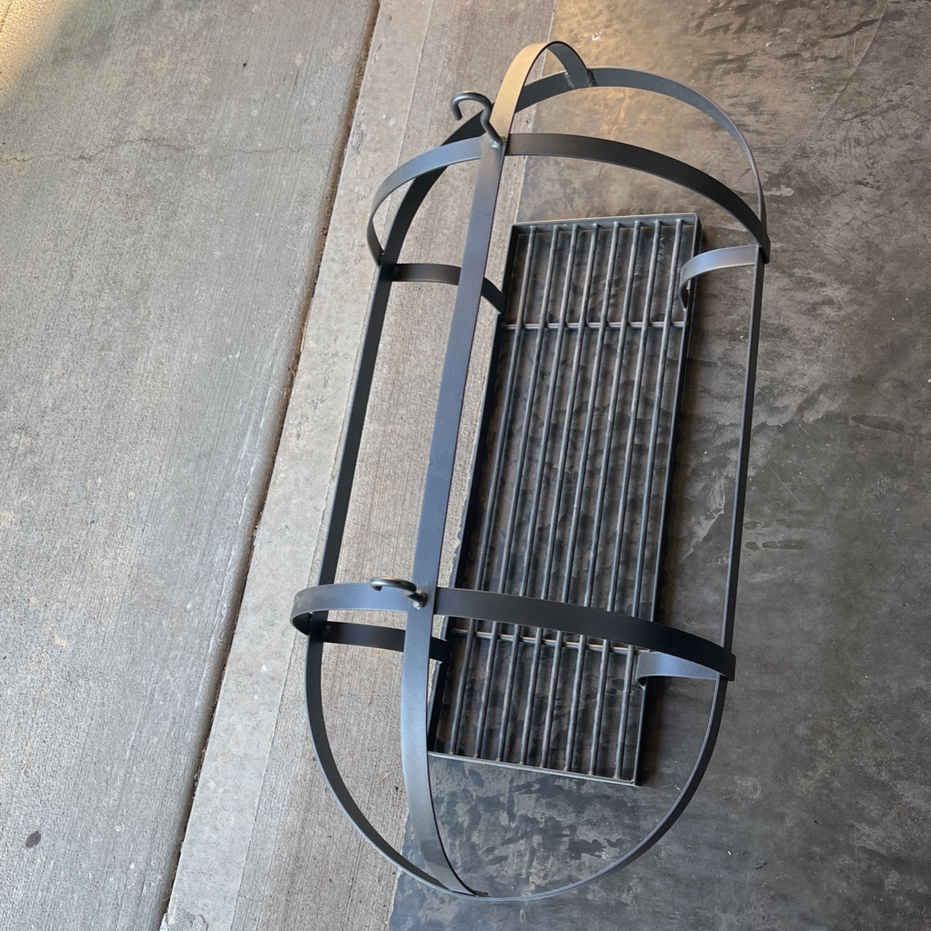 Rustic Ceiling Pot Rack