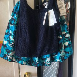 A new skirt and blouse set was never used with tags