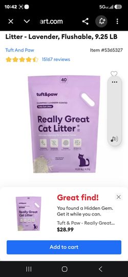 Kitty litter