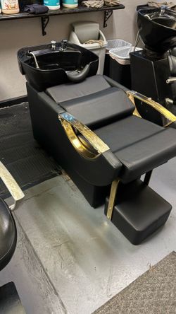 Professional Salon Shampoo Bowl and Chair