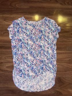 Old Navy Printed Short Sleeve Top for Girls