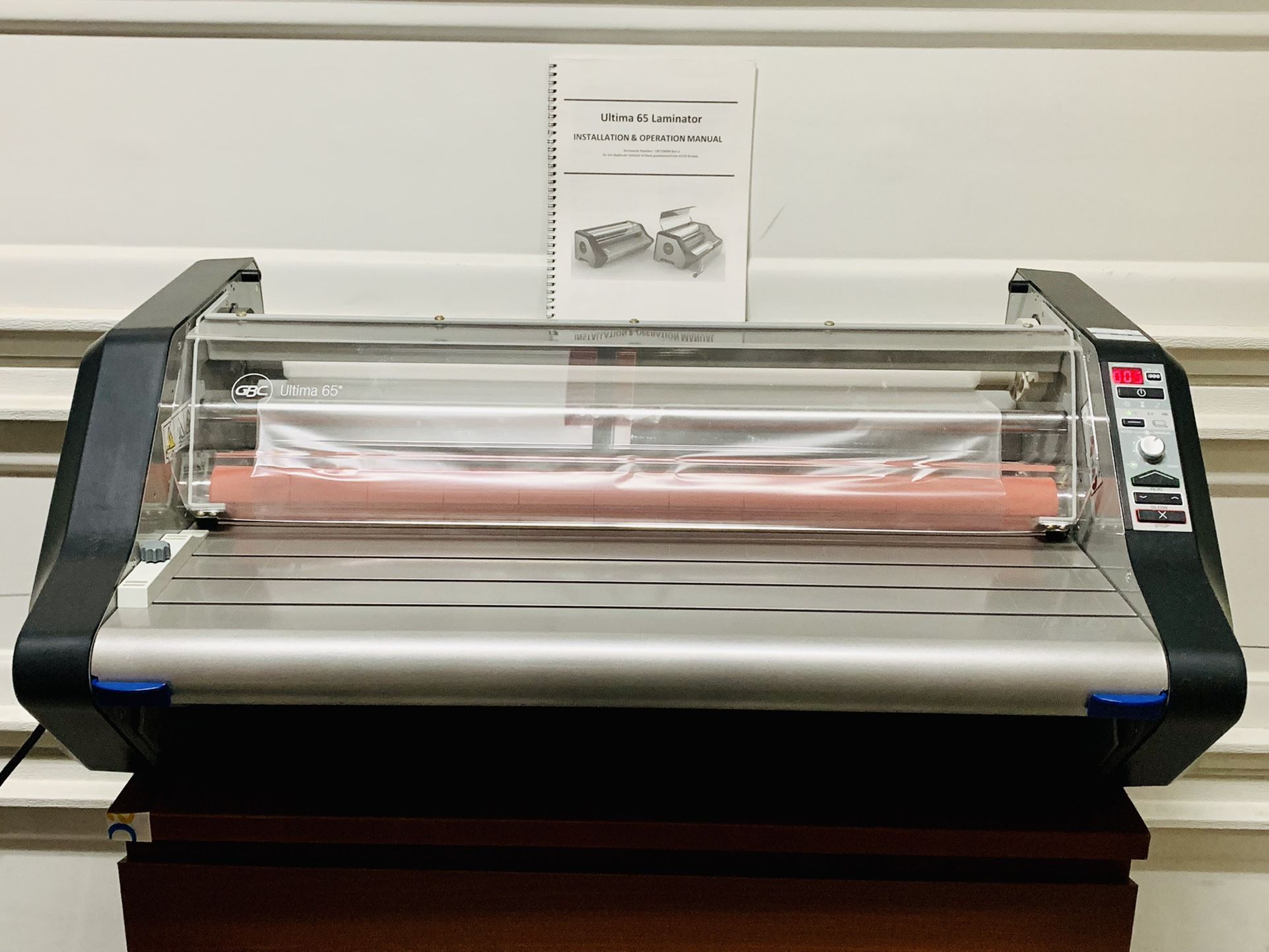 GBC Ultima 65 Thermal Roll Laminator w/ Manual-27”Width 1710740B-UNUSED/NEW