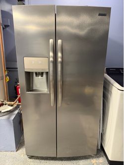 Frigidaire Counter Depth Stainless Side by Side Refrigerator Ice Water Dispenser