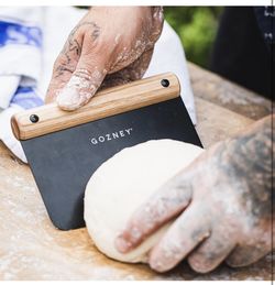 Brand New Gozney Dough Cutter - Natural Wood Handle Pizza Dough Cutter, Bench Scraper and Chopper