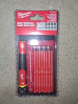 Milwaukee isolated Screwdriver set