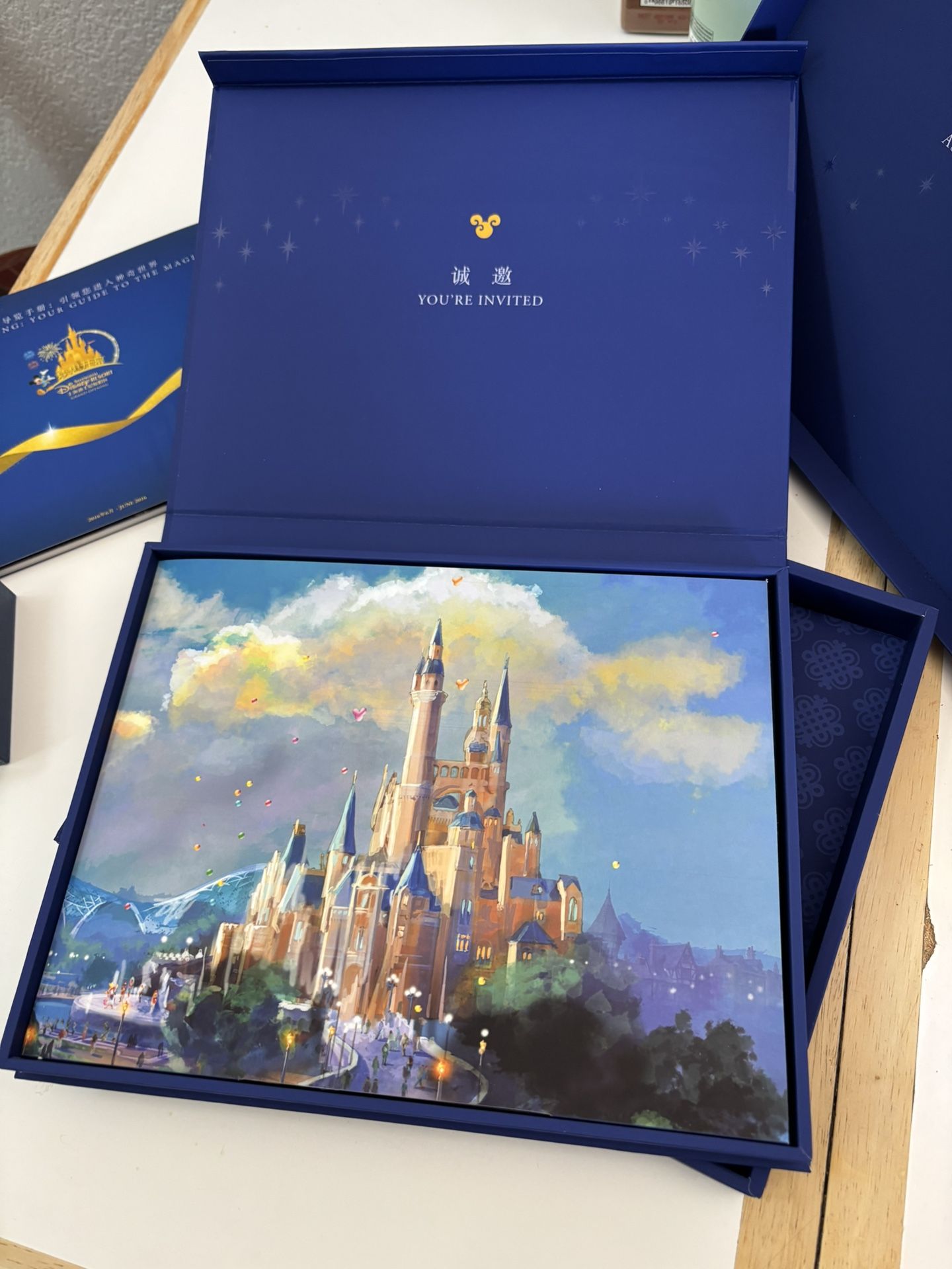 Disneyland Shanghai opening Invite Collectible