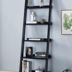 Brand New Ladder Bookcase in Black