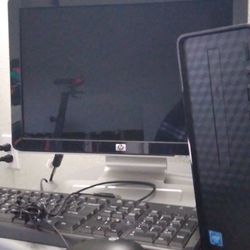 HP Desktop Slim & Monitor 