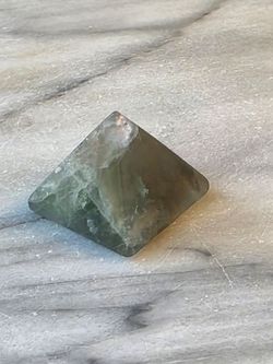 1.4" Approximately Fluorite Pyramid Quartz Crystal