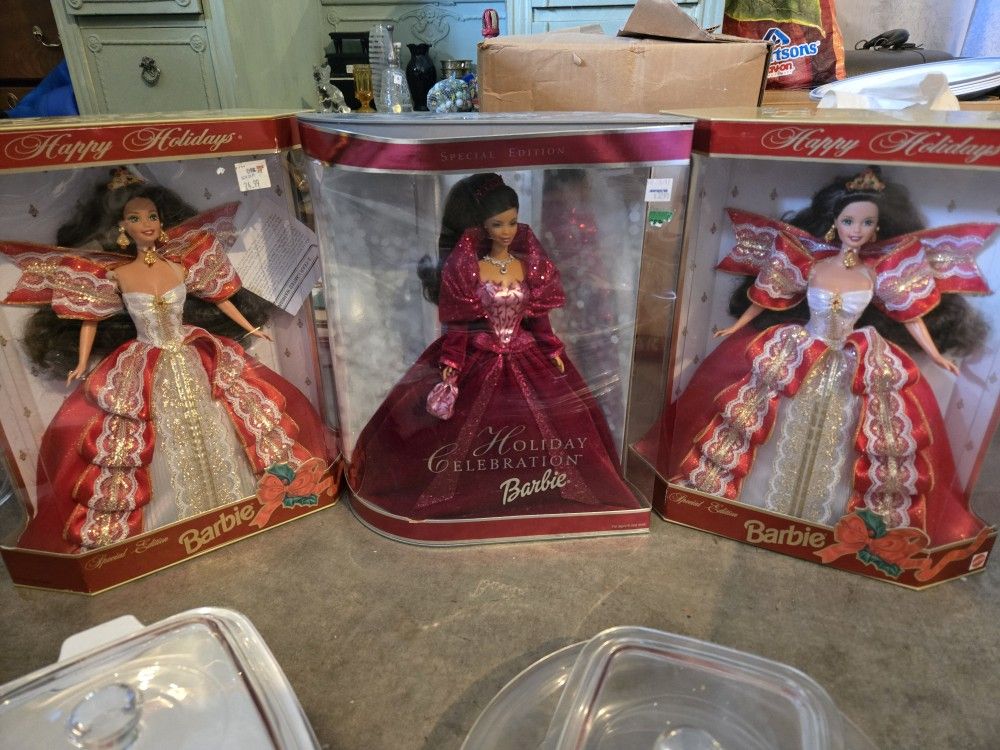 Vintage Holiday Barbies