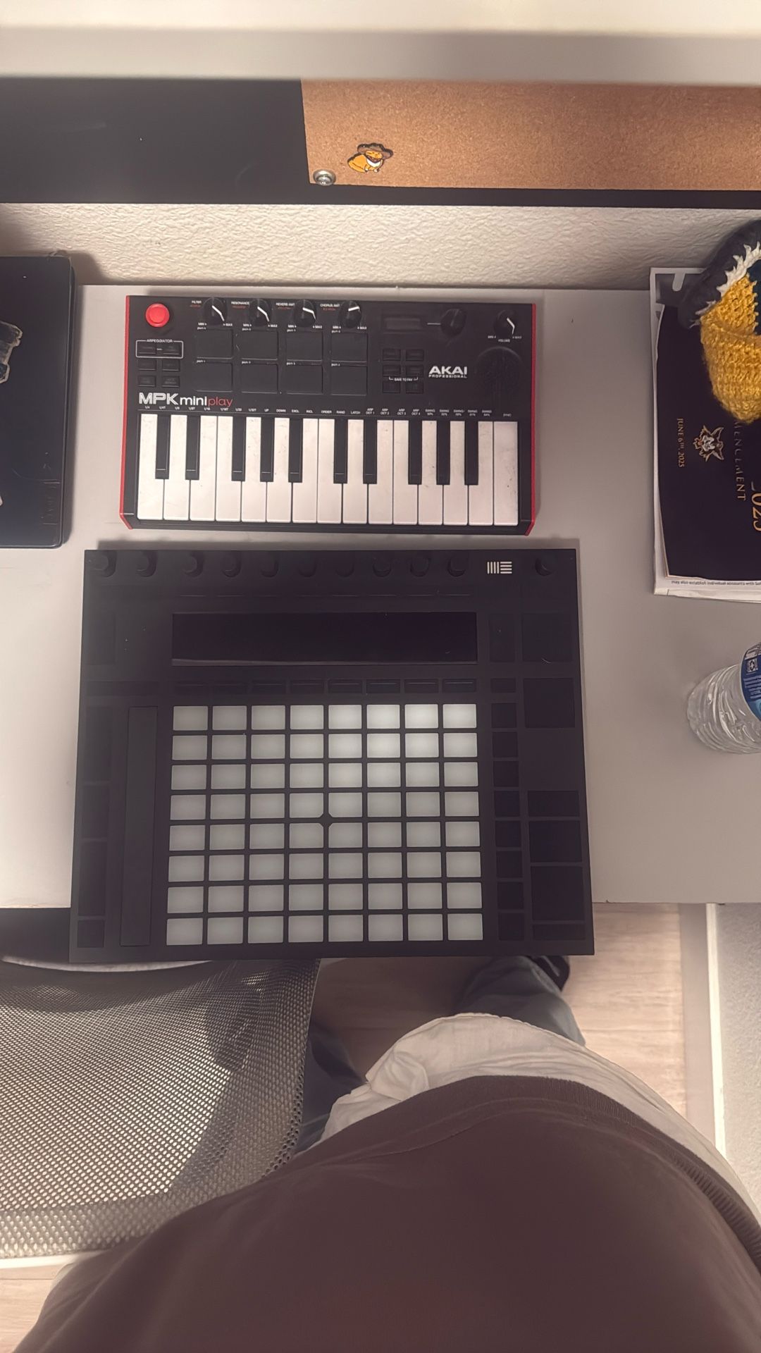 Music Production Combo - Ableton Push 2 and Akai MPK miniplay
