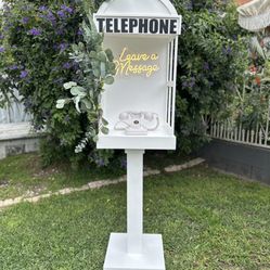 Phone Booth, Audio Guest Booth, Audio Phone, Guestbook, Telefono Audio, Audio Recording. 