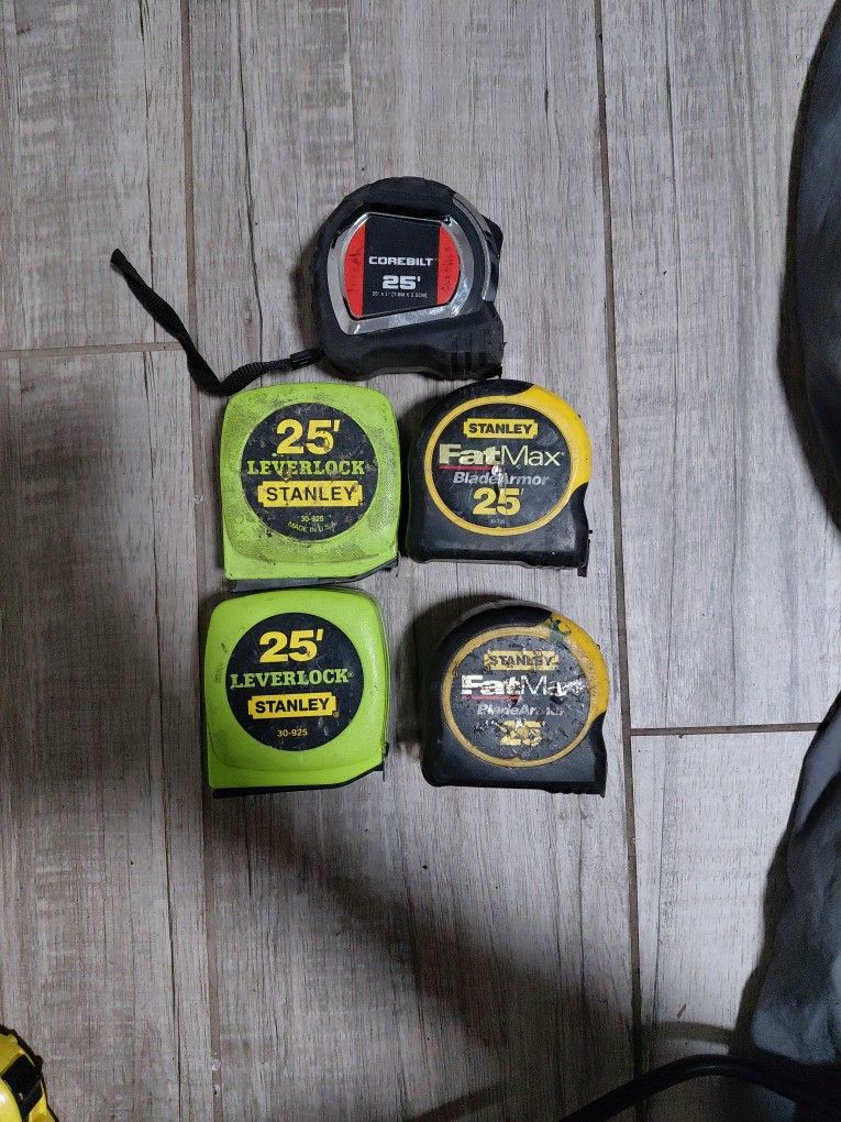 Measuring Tapes (Lot Of 5)