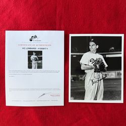 Baseball player. autographed