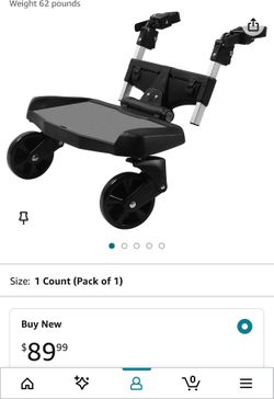 Adjustable “skateboard” For Stroller 