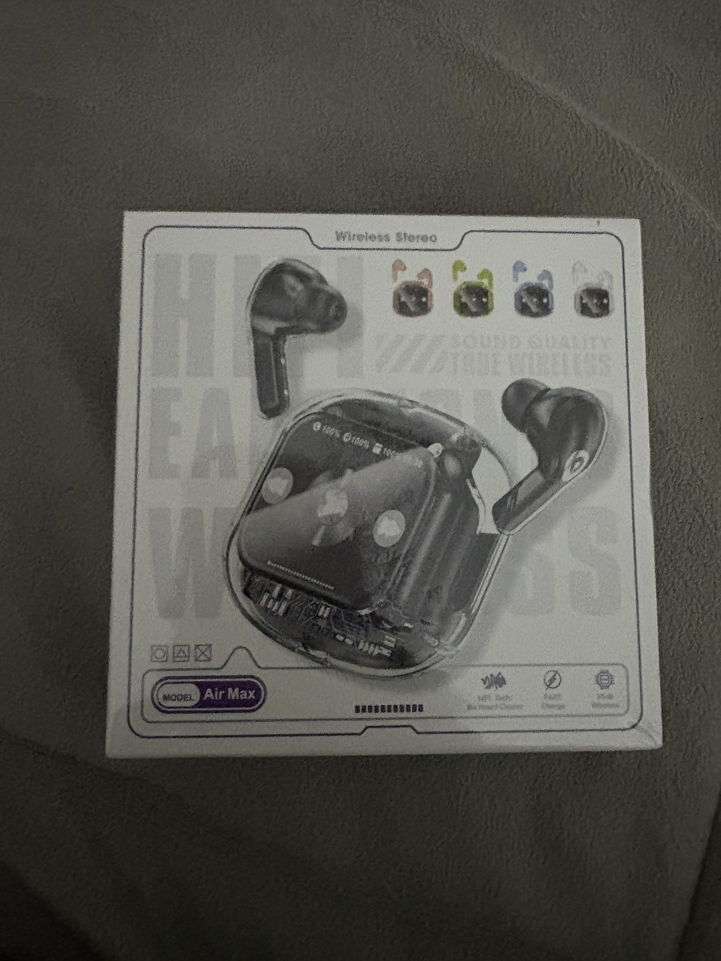 Wireless Stereo Earbuds with Touch Screen Case Bluetooth BRANDNEW Sealed