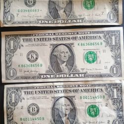 1988 Star Note / Offset Cut Error,2017ladder Bill,2021 Low Serial Number, With Ink Bleed Through to the back