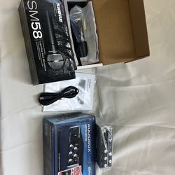 Podcast / Recording Starter Kit – Shure SM58 + PreSonus AudioBox USB