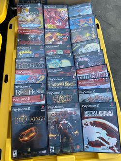 PS2 GAMES FOR SALE!