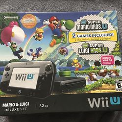 Wii U Deluxe Edition Bundle + Games. Like NEW