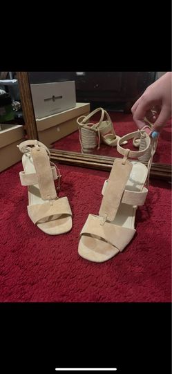 2 Pair Of Size 7 Women Shoes  Each Like New  Make A Offer
