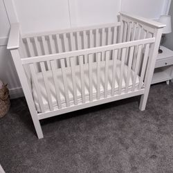 Nursery Furniture Set- Pottery Barn Kids Crib, Crib Mattress & Rocker