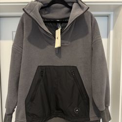 Adidas by Stella McCartney Longline Fleece Sweater, Women’s Medium, New