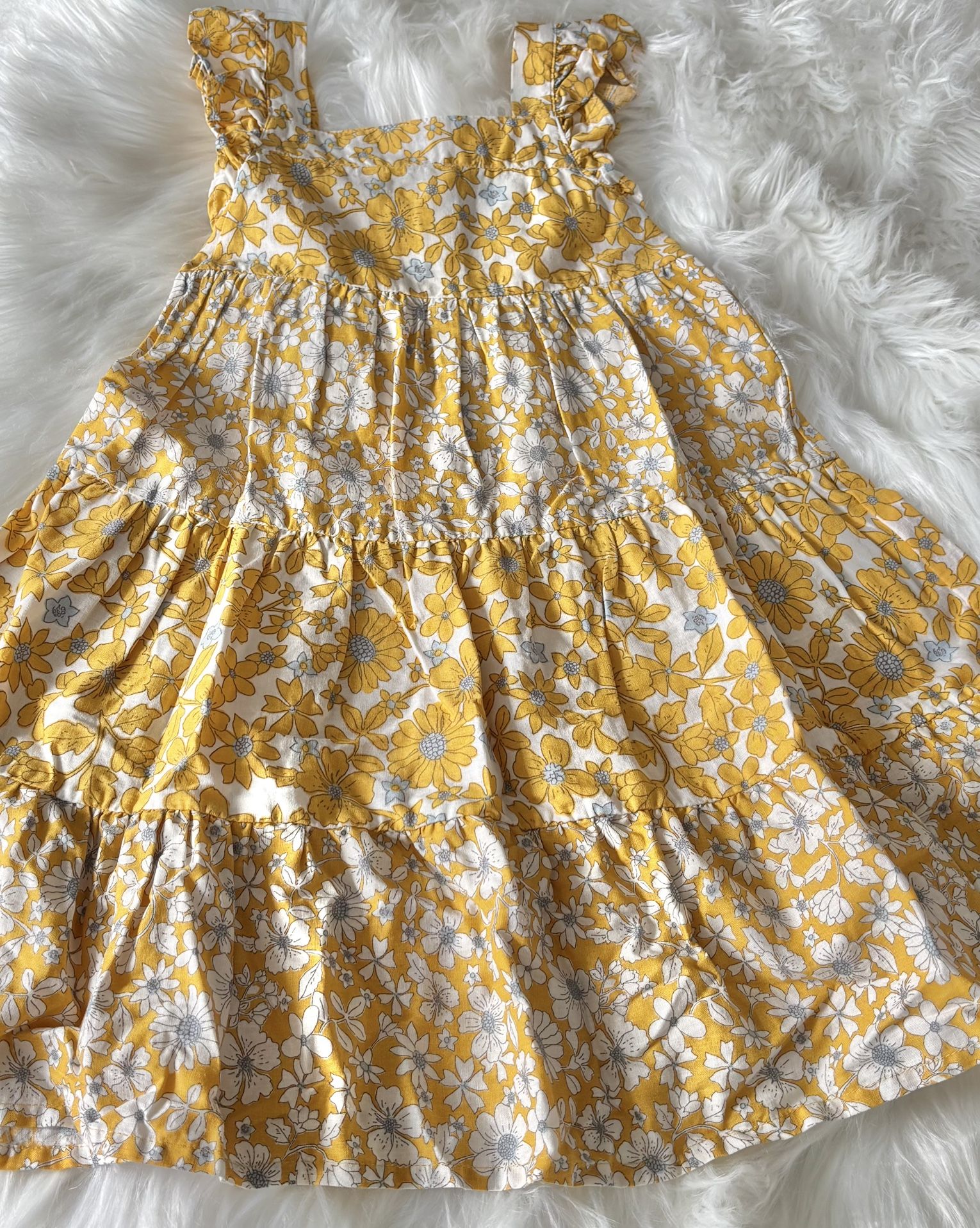 Carter’s Kid Yellow Floral Dress *Size 4/4a