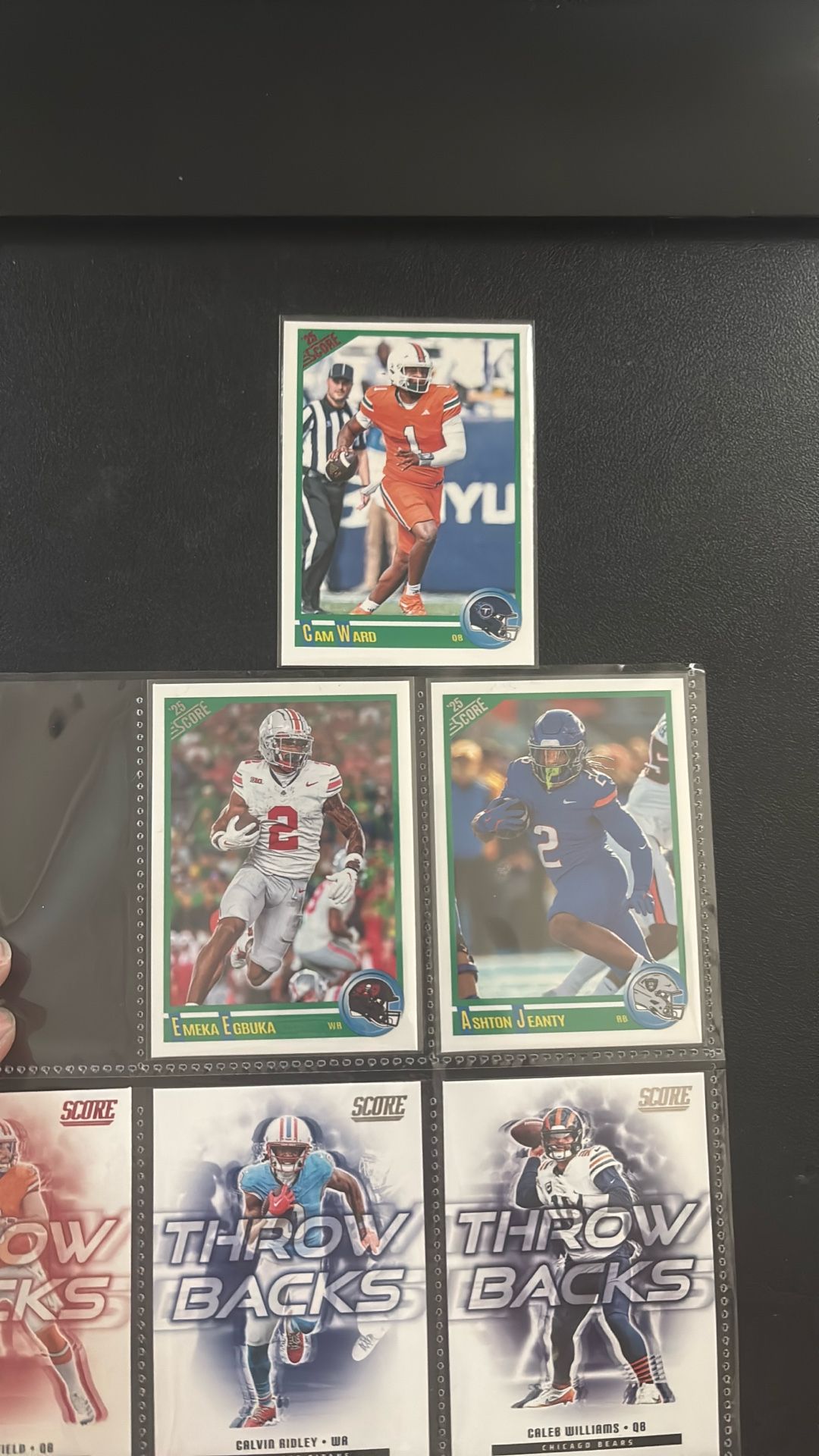 2025 Score NFL Rookie Anniversary Inserts