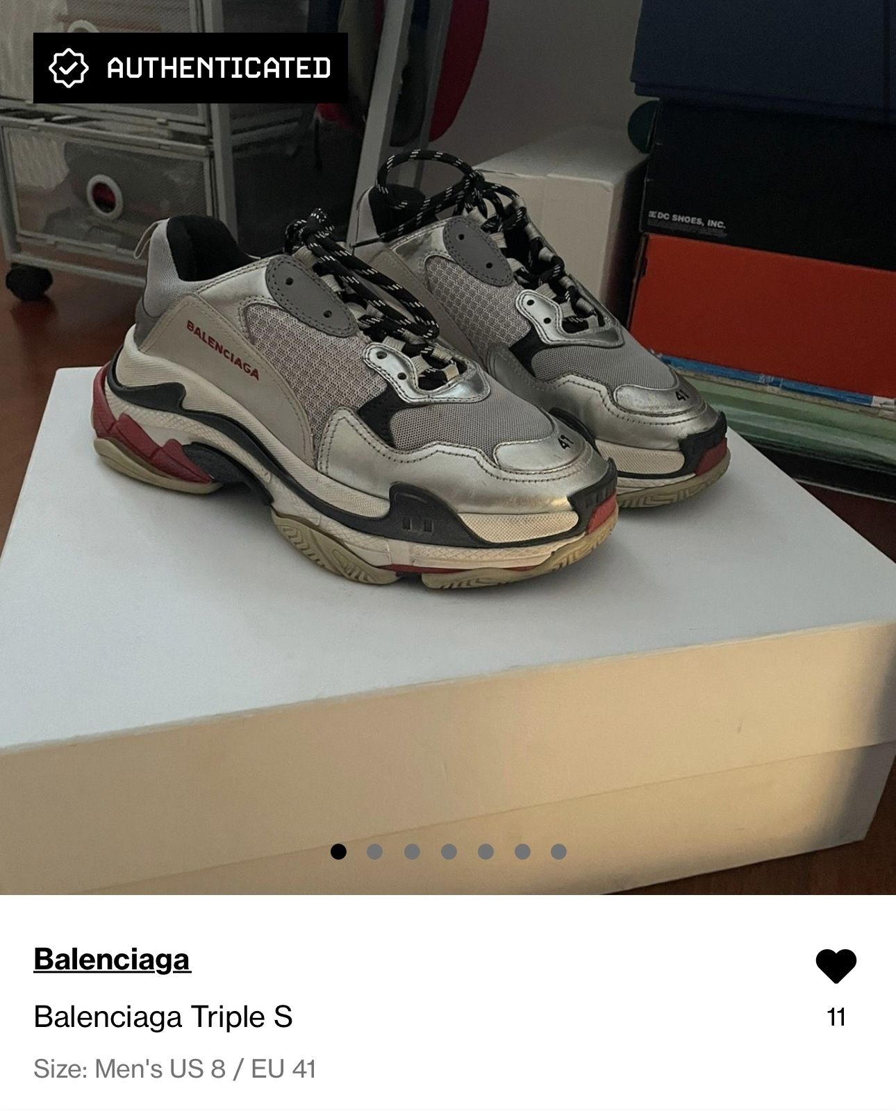 Balenciaga Triple s Size 41