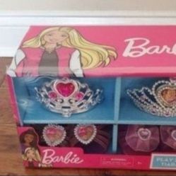 Barbie Play Shoe And Tiara Set (New)