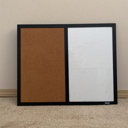 Board Dudes 18" x 22" Magnetic Dry Erase/Cork Combo Board 