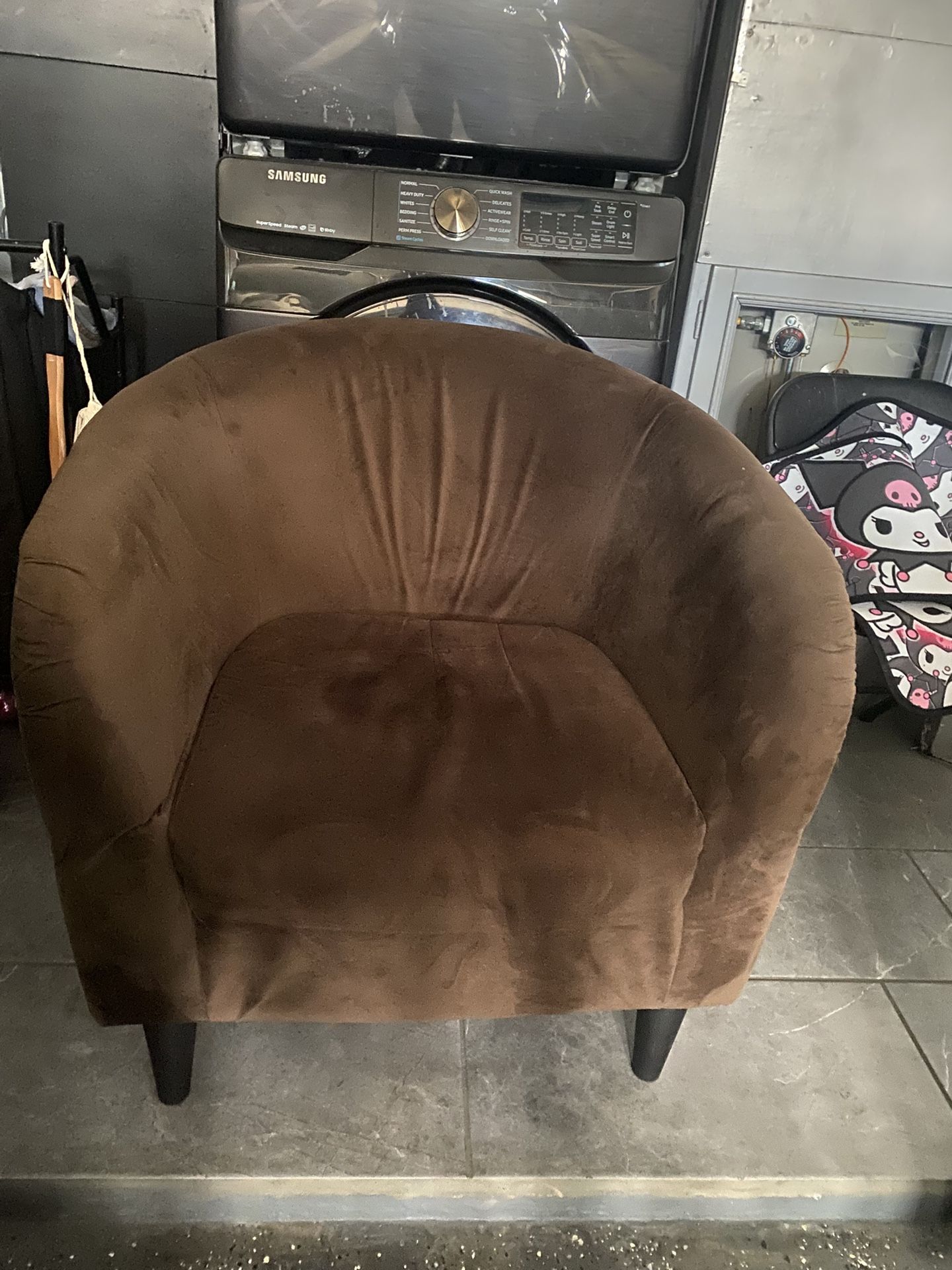 Accent Brown Chair Couch Sofa