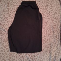 Women's Black Sweatpants Size 36-38 Large Runs Small