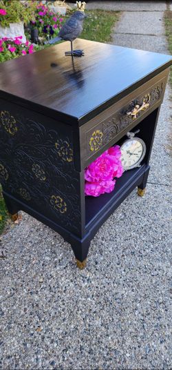 Vintage Bedside Table 