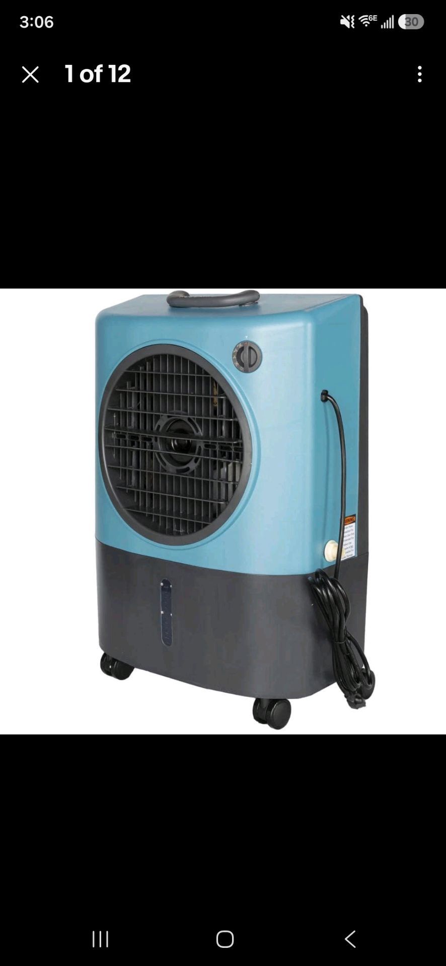 MC18MT 1,300 CFM Evaporative Cooler - Blue