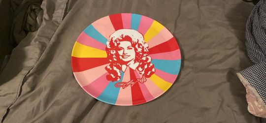 Dolly Parton melamine tray