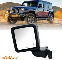 2018 - 2024 jeep wrangler gladiator left side mirror
