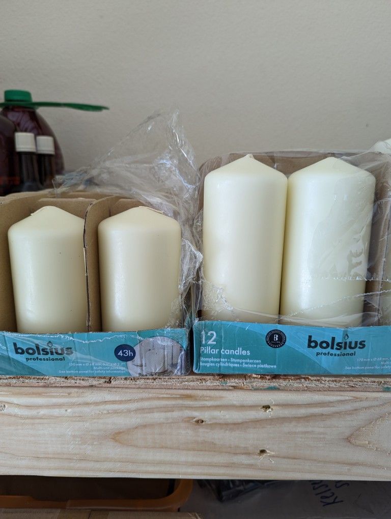 Pillar Candles - Bulk Wedding Decor