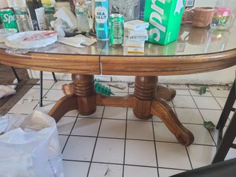 Vintage wood table